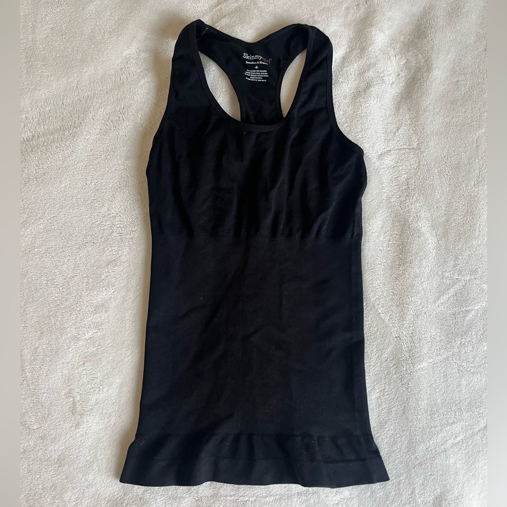 Black shaper tank top size S